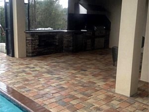 Natural Stone Pool Deck Pavers, Hudson, FL